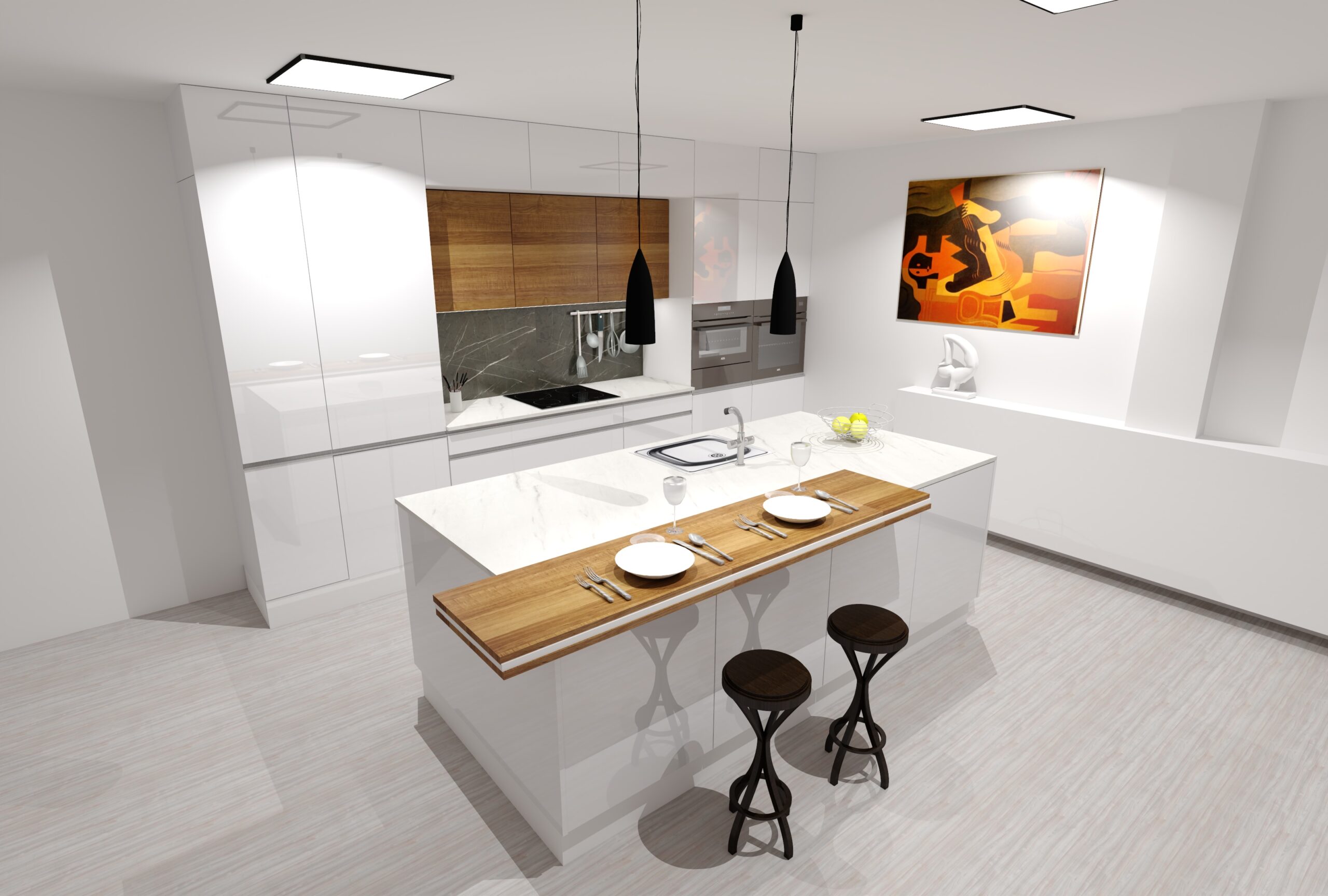 showroom kuchyně 1 nový render